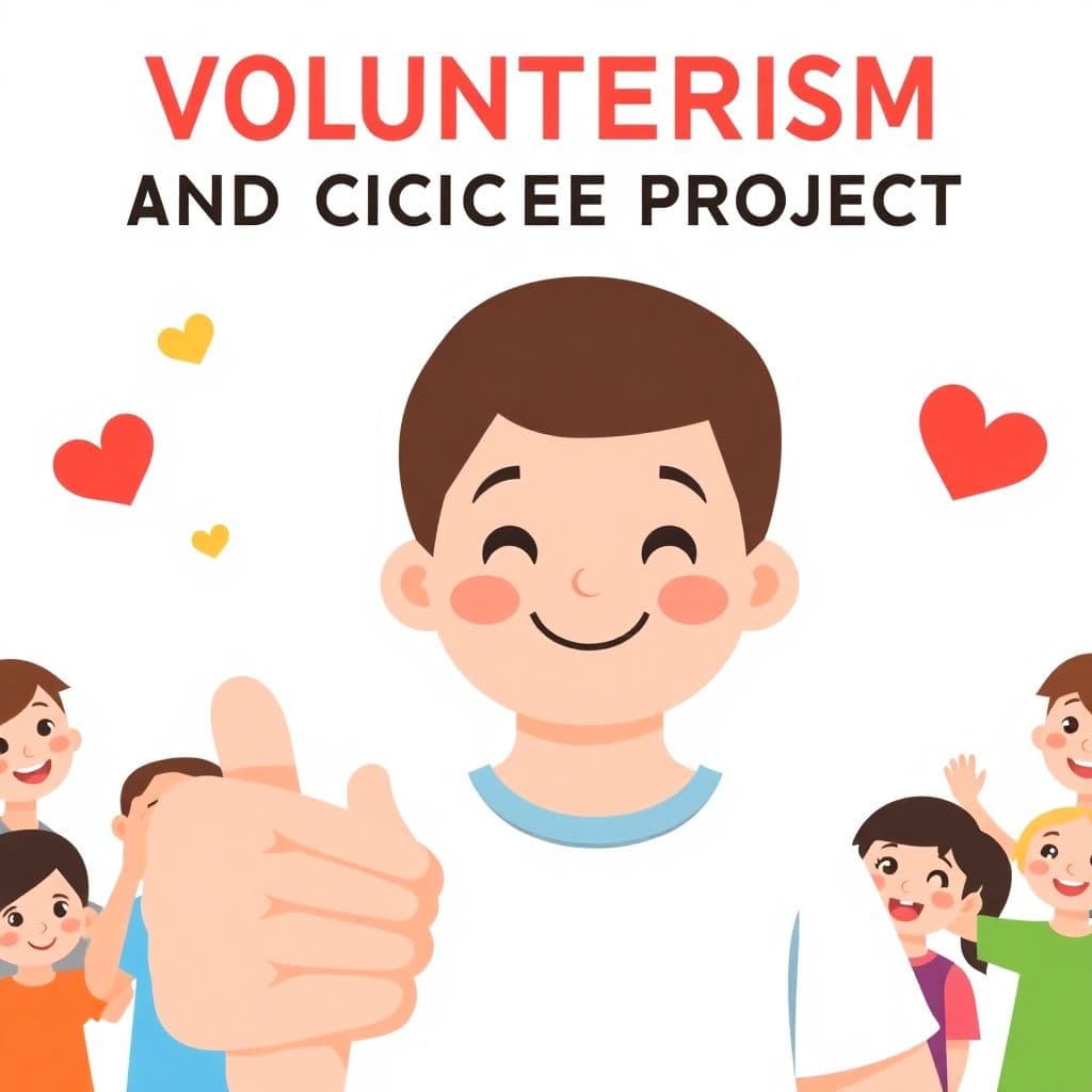 National Volunteer Week: Volunteerism and civic responsibility, service project, classroom activities