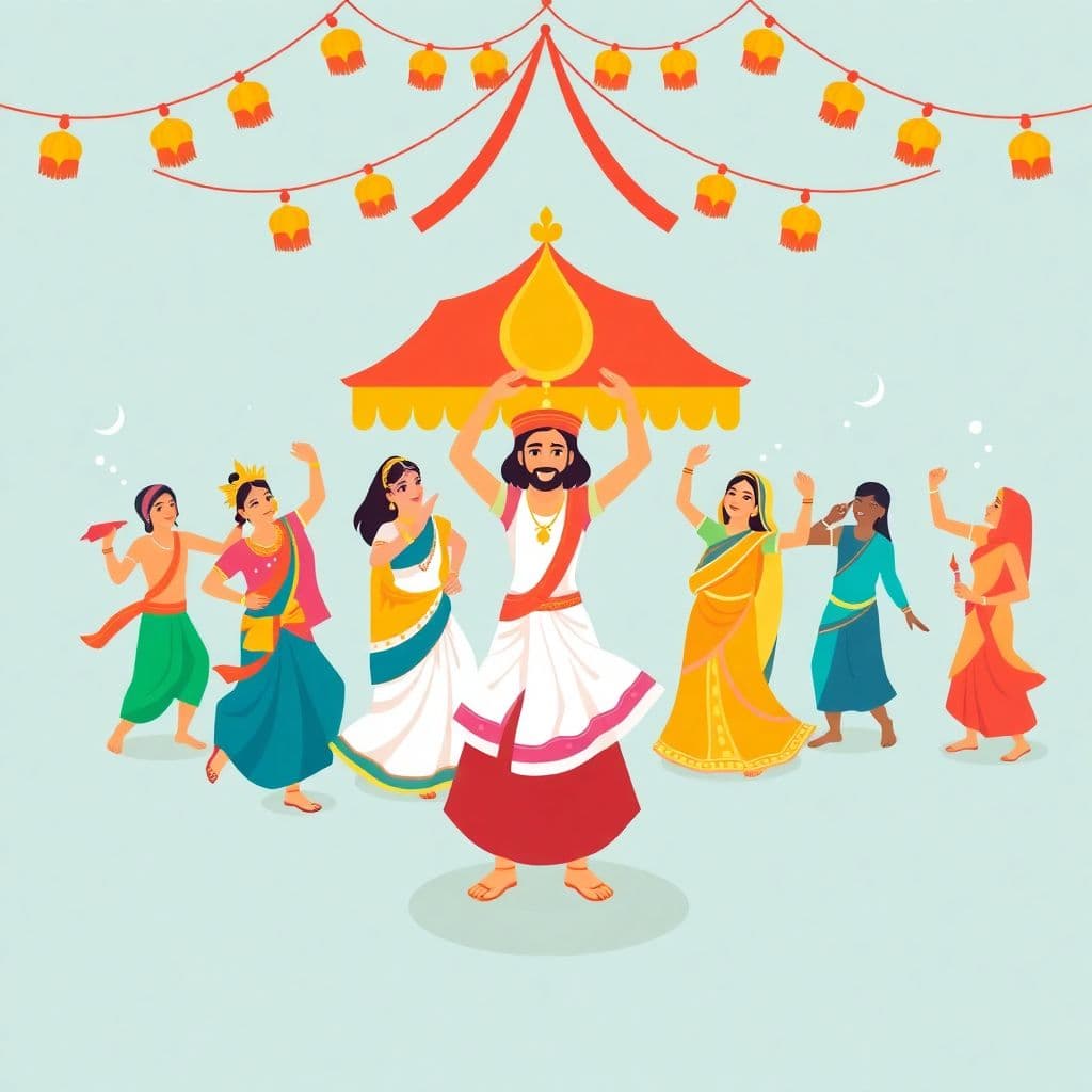 Navratri: Hindu nine-night festival, dance and worship