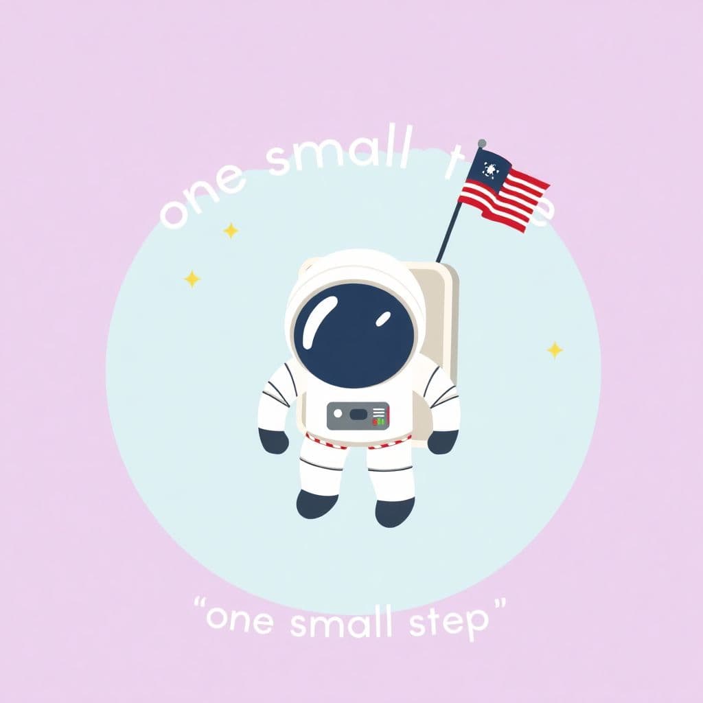 Neil Armstrong: Apollo 11 mission, 'one small step' quote, classroom activities