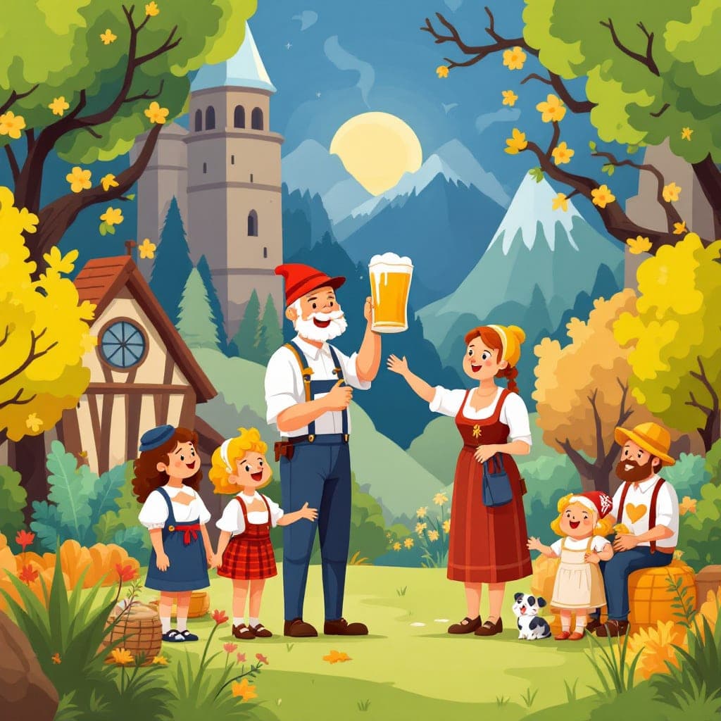 Oktoberfest: German culture, harvest festival theme