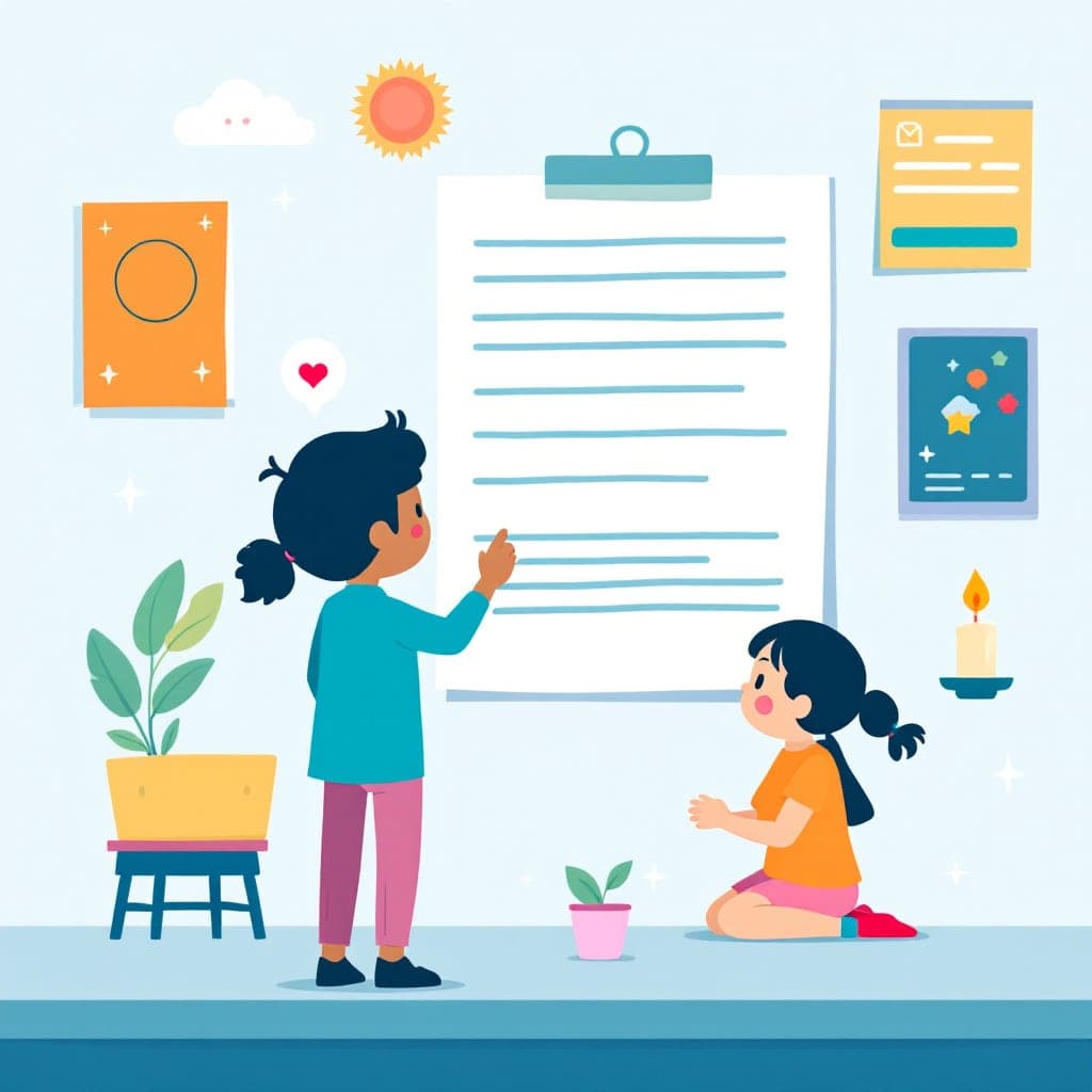 Parent-Teacher Conferences: Families meet with the teacher about progress