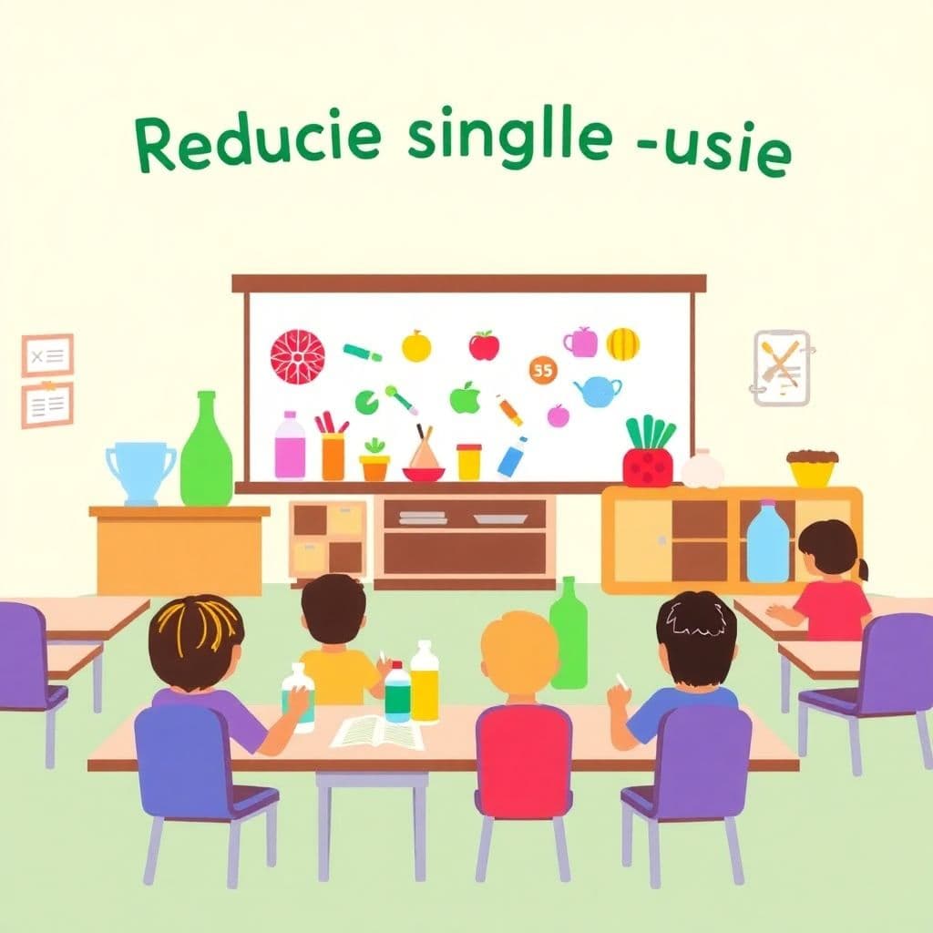 Plastic Free July: Reducing single-use plastic, discussion/project