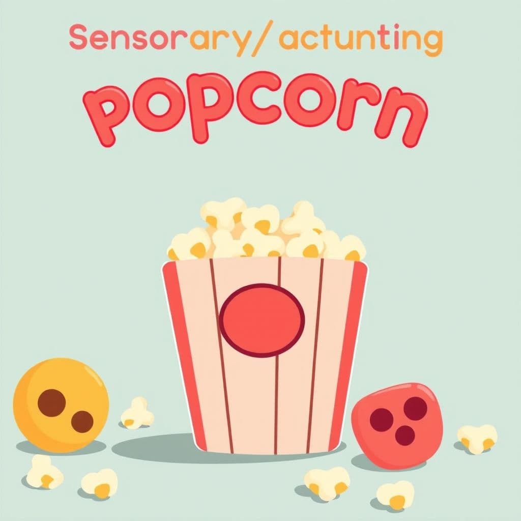 Popcorn Day: Sensory/counting activities with popcorn, classroom activities
