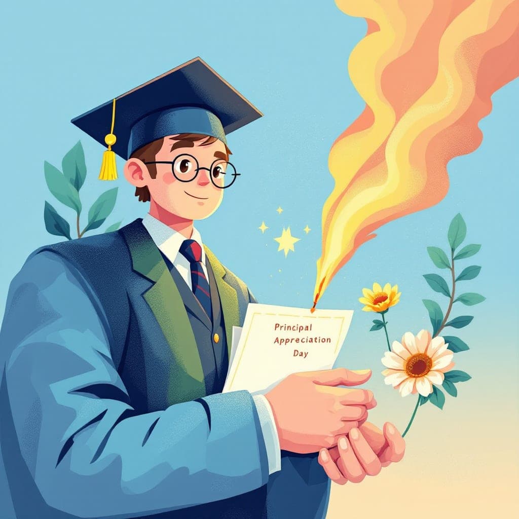 Principal Appreciation Day: Thanking the school principal, classroom activities
