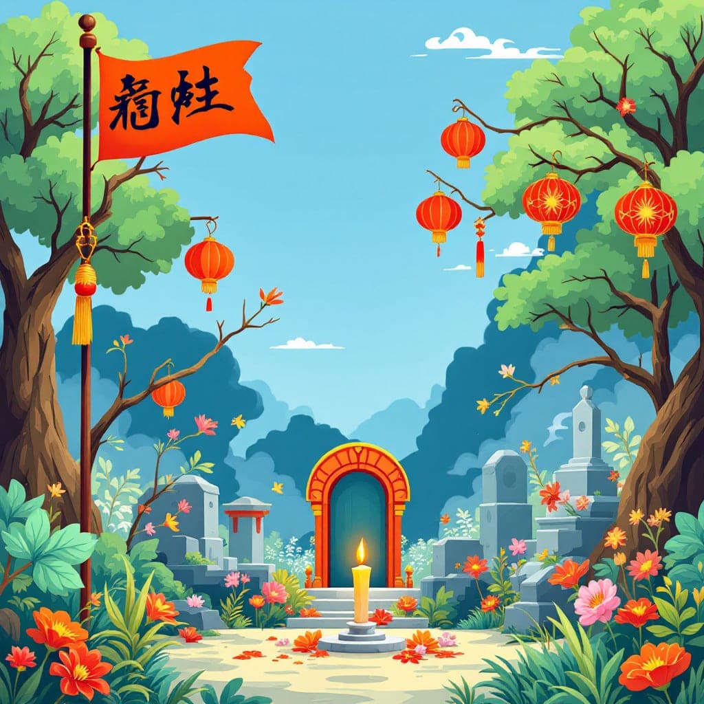 Qingming Festival: Chinese tomb-sweeping day, honoring ancestors, classroom activities