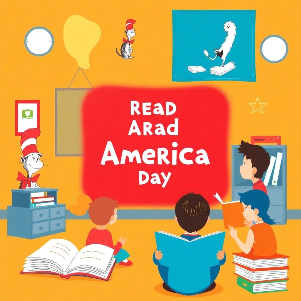 Read Across America / Dr. Seuss Day, Celebrate Read Across America Day with Dr. Seuss-inspired literacy activities, reading comprehension, and creative writing for all grades.