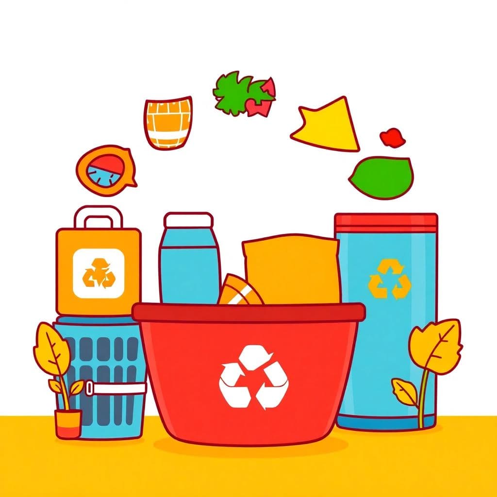 Recycling Awareness Week: Recycling systems and waste reduction discussion, classroom activities