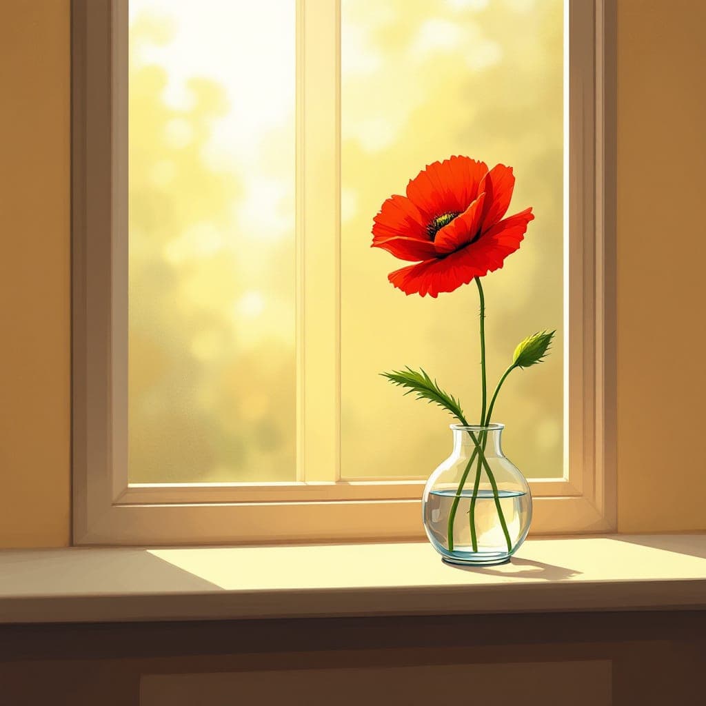 Remembrance Day: Poppy symbol, simple idea of remembering soldiers, classroom activities