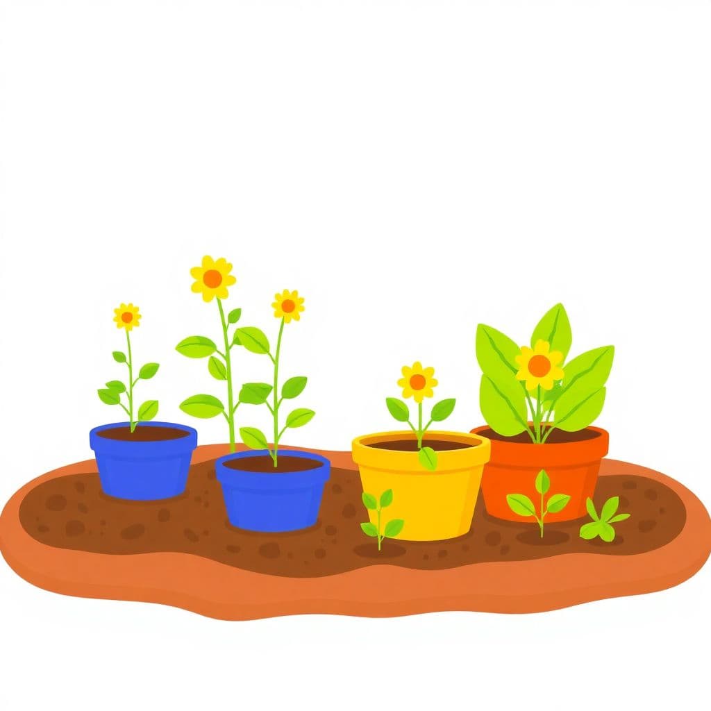 School Garden Day: Planting and caring for a school garden, classroom activities