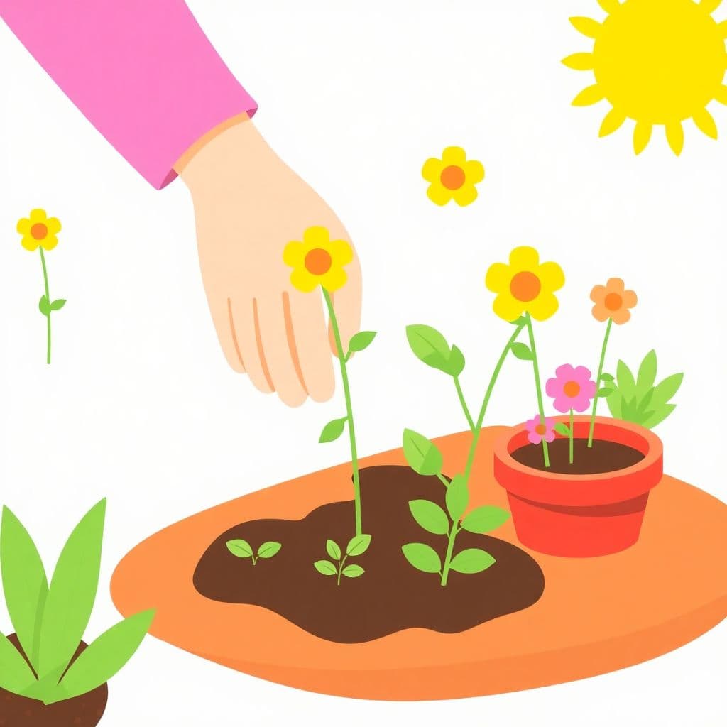 School Garden Week: Planting and caring for a school garden, classroom activities