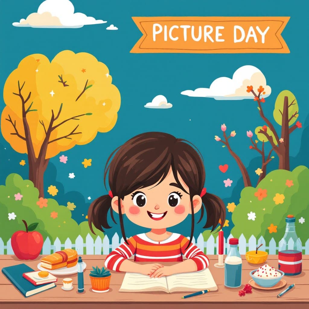 School Picture Day: Class and individual photos, classroom activities