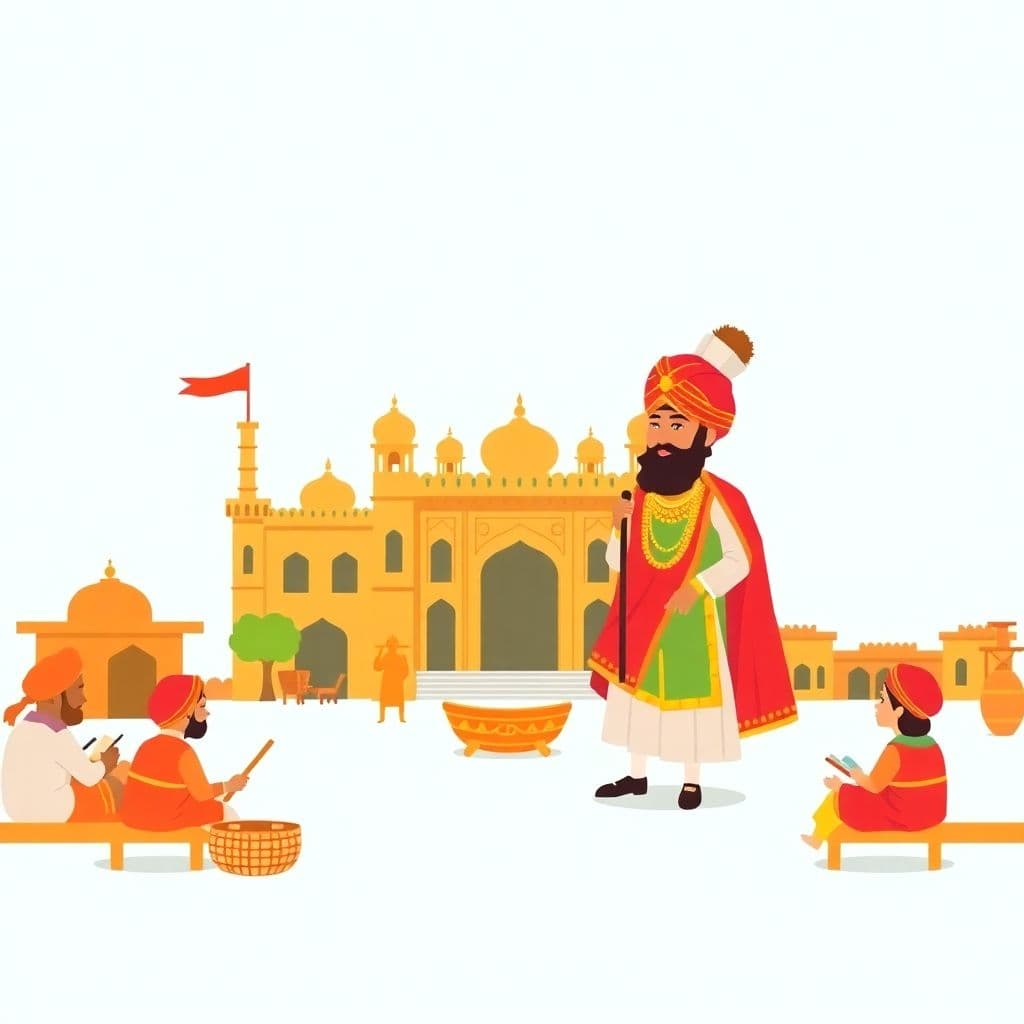 The Sikh Empire: Maharaja Ranjit Singh's leadership; Lahore as a trading hub