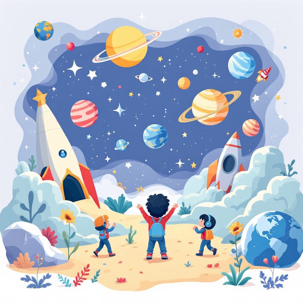 Space Day: Space theme, planets