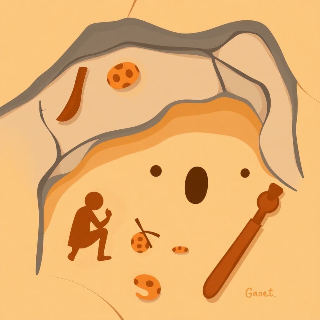 Stone Age (Palaeolithic, Mesolithic & Neolithic): Hunter-gatherers, cave paintings, early tools, Skara Brae, Cheddar Man, classroom activities