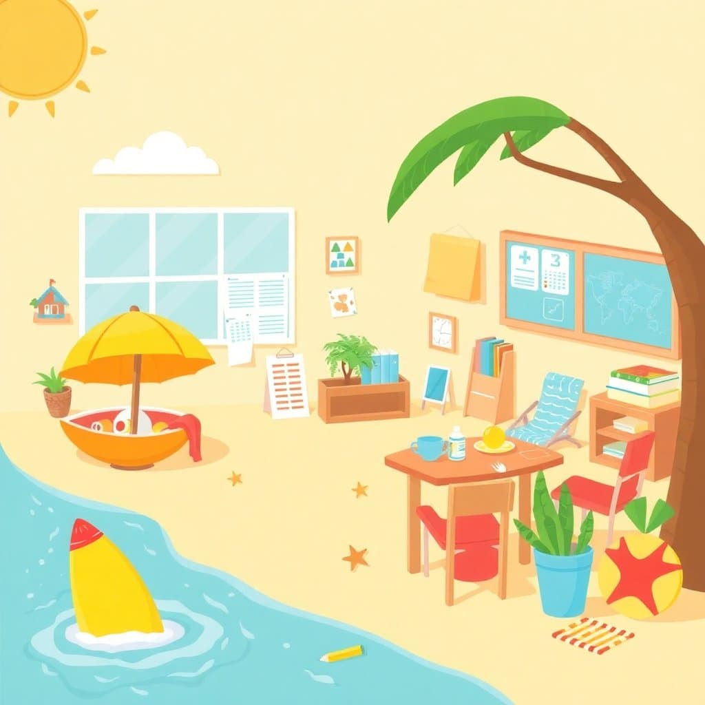Summer, Keep skills sharp over summer with fun worksheets on ocean science, summer math, travel writing prompts, and outdoor activities.