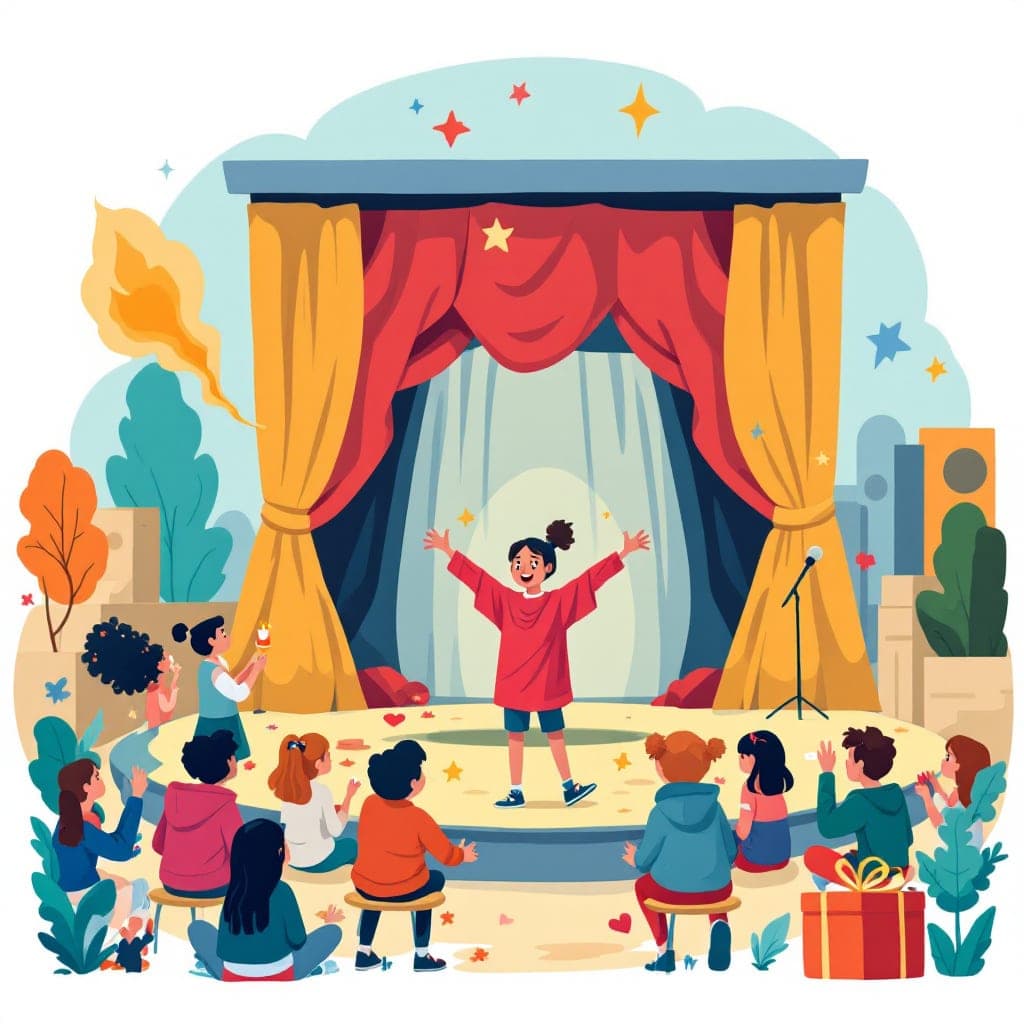 Talent Show: Students showcase talents, classroom activities