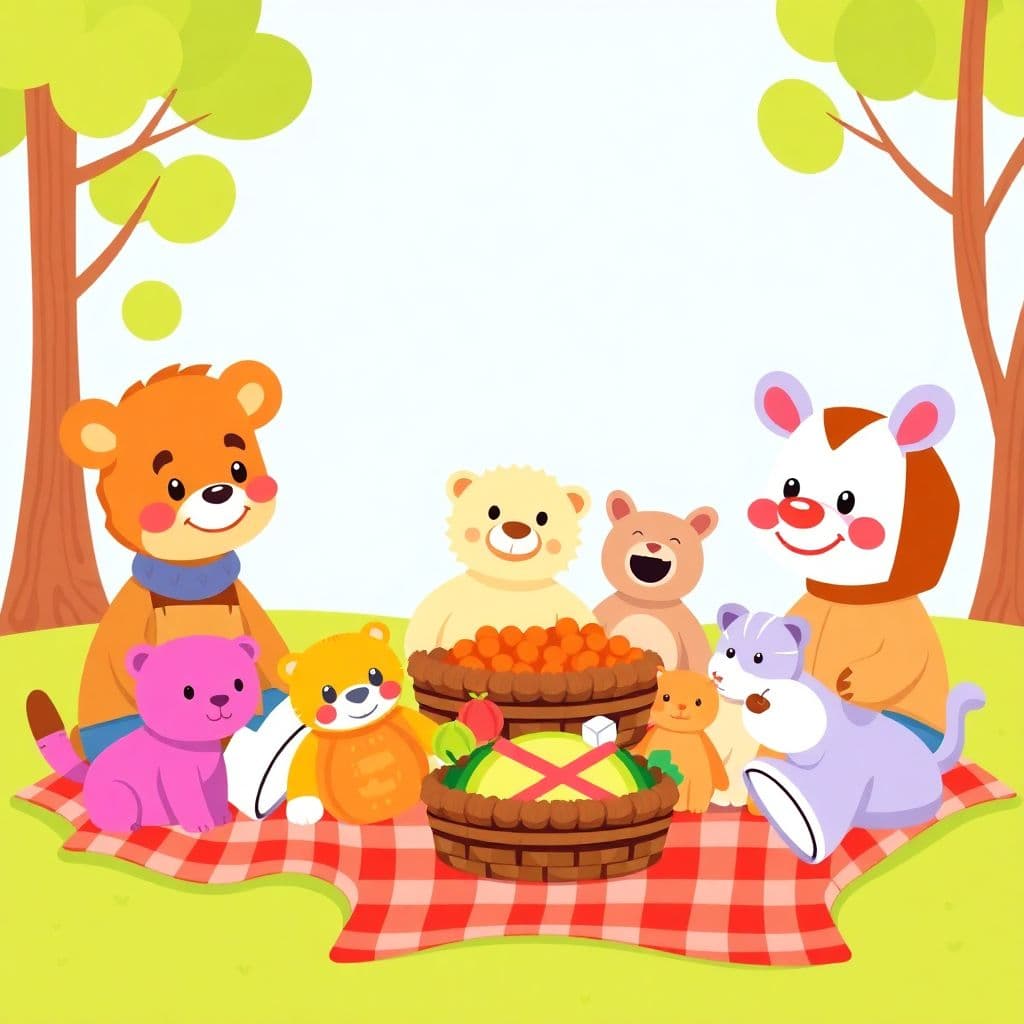 Teddy Bear Picnic Day: Outdoor picnic with stuffed animals, classroom activities