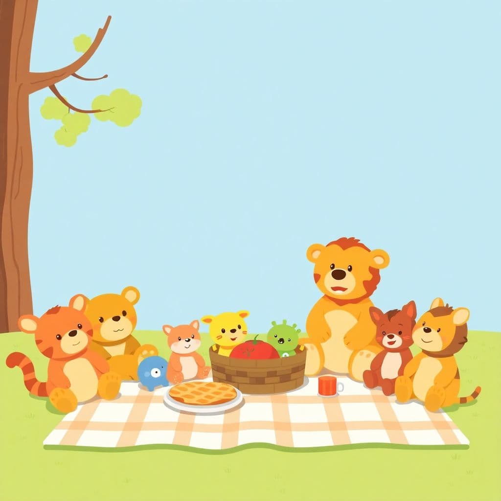 Teddy Bear Picnic Day: Outdoor picnic with stuffed animals