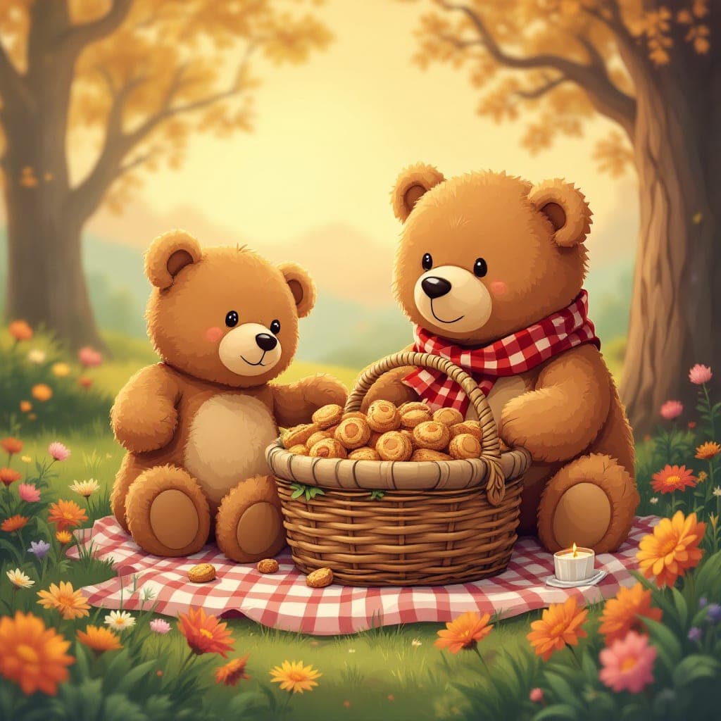 Teddy Bear Picnic Day: Outdoor picnic with stuffed animals