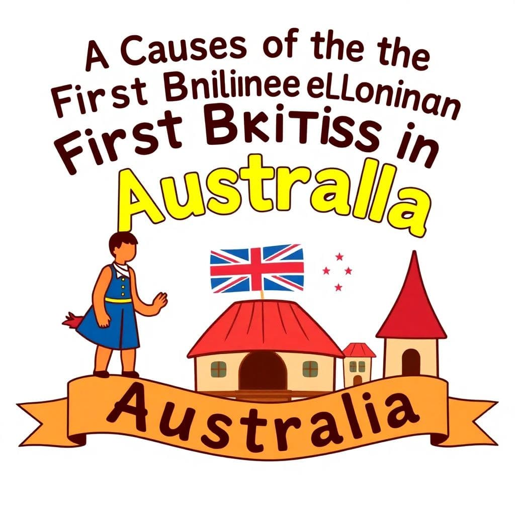 The First British Colony in Australia: Causes of the establishment of the first British colony in Australia, classroom activities