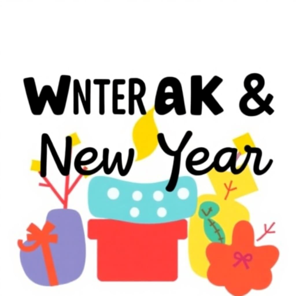 Winter Break & New Year, Keep learning going over the winter break with fun, low-pressure worksheets on winter science, goal-setting, and New Year traditions., classroom activities