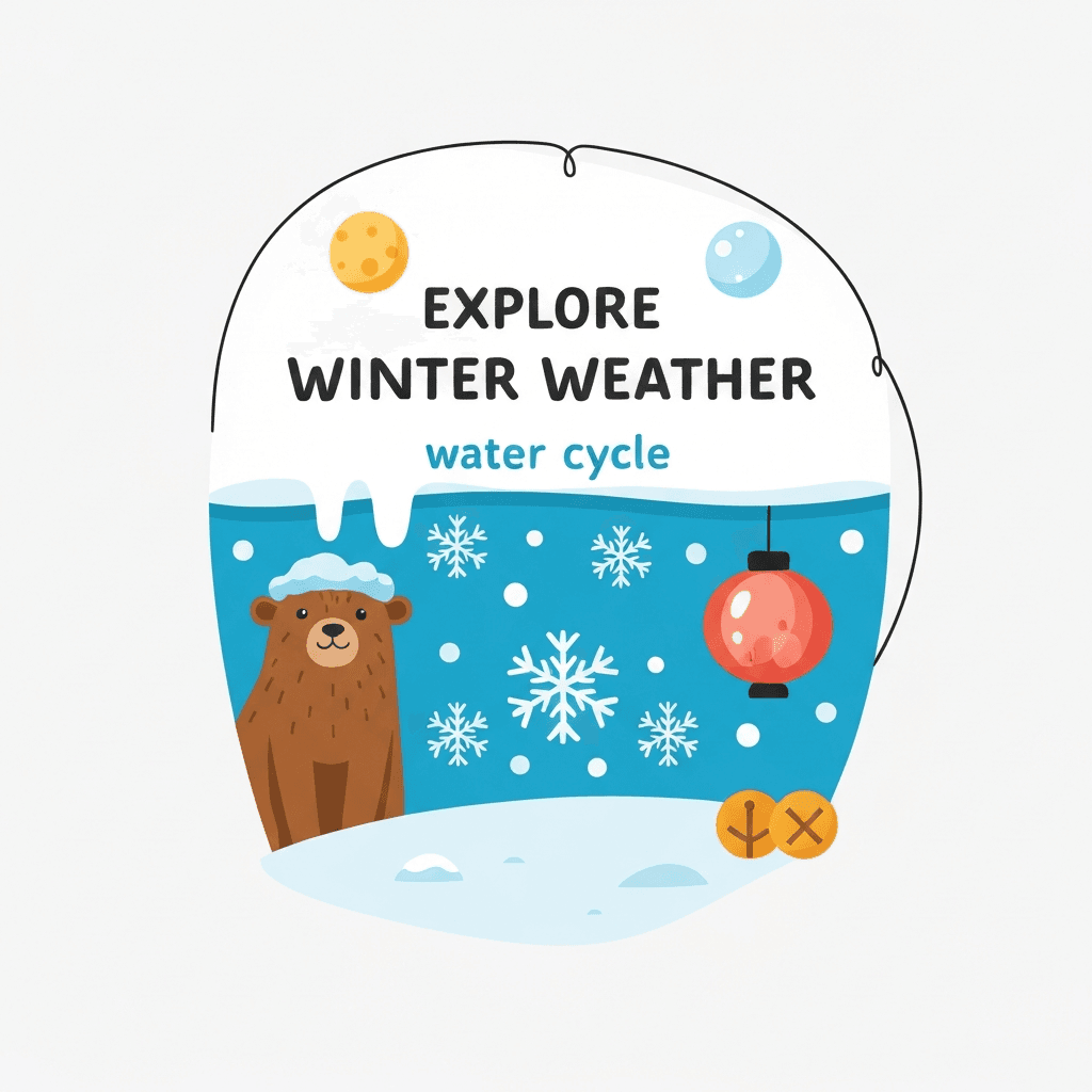 Winter Science & Weather, Explore winter weather, snowflakes, animal hibernation, and the water cycle with hands-on science worksheets for every grade., classroom activities