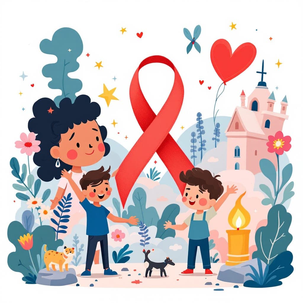 World AIDS Day, World AIDS Day (December 1) raises awareness about HIV/AIDS and honors those affected. Use age-appropriate health and empathy worksheets to discuss illness, compassion, and community., classroom activities