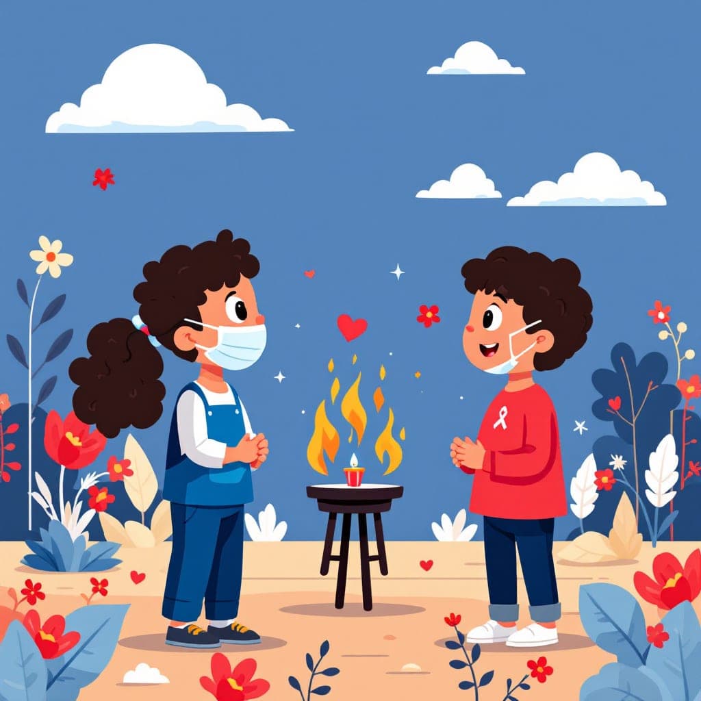 World AIDS Day, World AIDS Day (December 1) raises awareness about HIV/AIDS and honors those affected. Use age-appropriate health and empathy worksheets to discuss illness, compassion, and community.