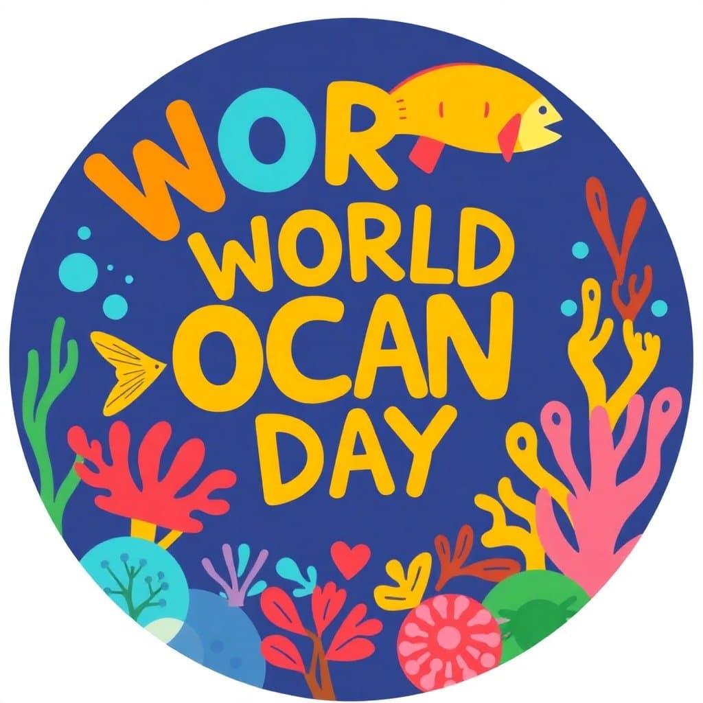 World Ocean Day, World Ocean Day (June 8) celebrates our oceans and the life they support. Explore marine ecosystems, ocean conservation, and the water cycle with science worksheets., classroom activities