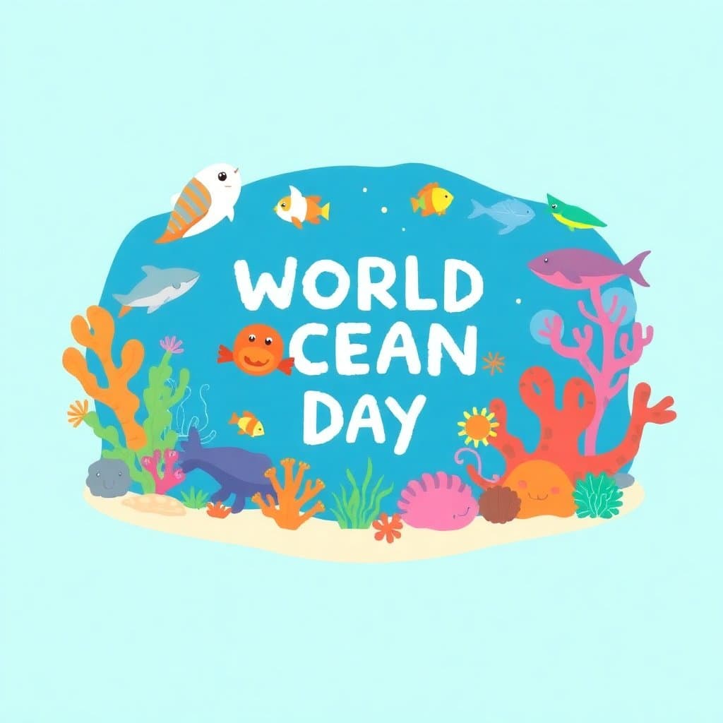 World Ocean Day, World Ocean Day (June 8) celebrates our oceans and the life they support. Explore marine ecosystems, ocean conservation, and the water cycle with science worksheets.