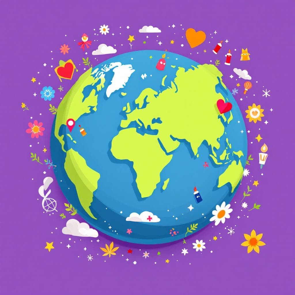 World Thinking Day, World Thinking Day (Feb 22) encourages students to think about issues facing peers around the world. Use global awareness worksheets and cross-cultural writing activities., classroom activities