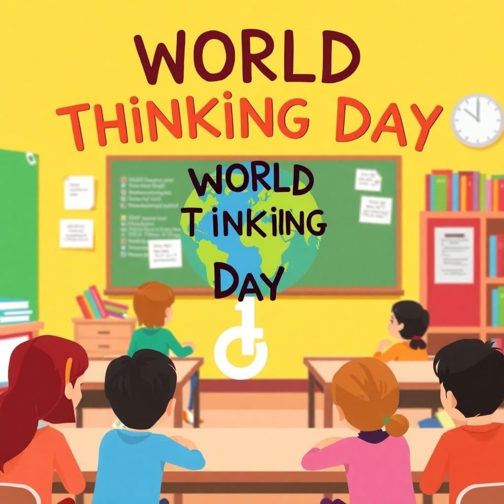 World Thinking Day, World Thinking Day (Feb 22) encourages students to think about issues facing peers around the world. Use global awareness worksheets and cross-cultural writing activities., classroom activities