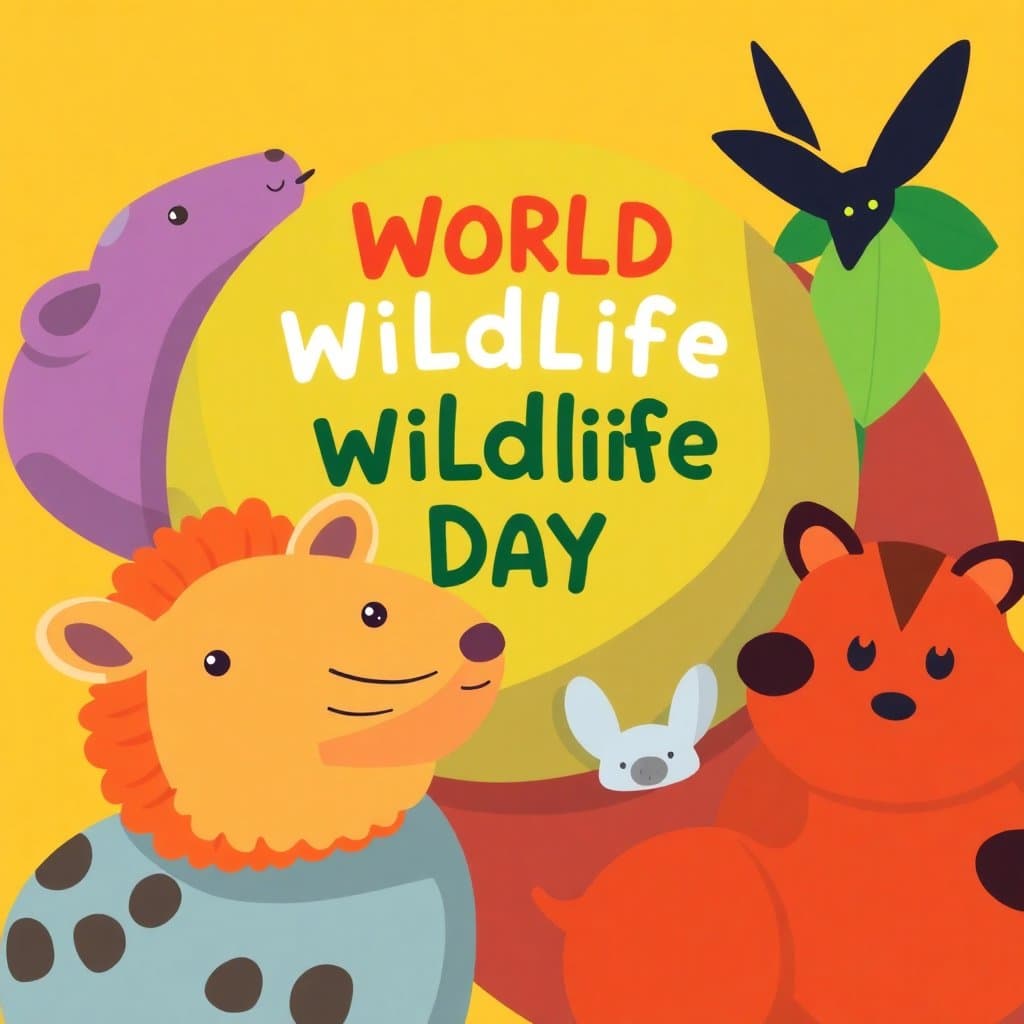 World Wildlife Day, World Wildlife Day (March 3) raises awareness about wild animals and plants. Use worksheets on endangered species, ecosystems, and wildlife conservation., classroom activities
