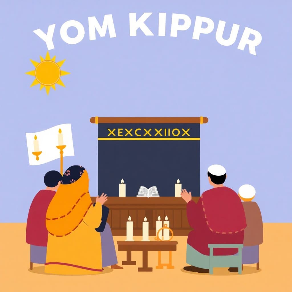 Yom Kippur, Learn about Yom Kippur, the Jewish Day of Atonement, with age-appropriate reading passages about reflection, forgiveness, and Jewish cultural traditions.