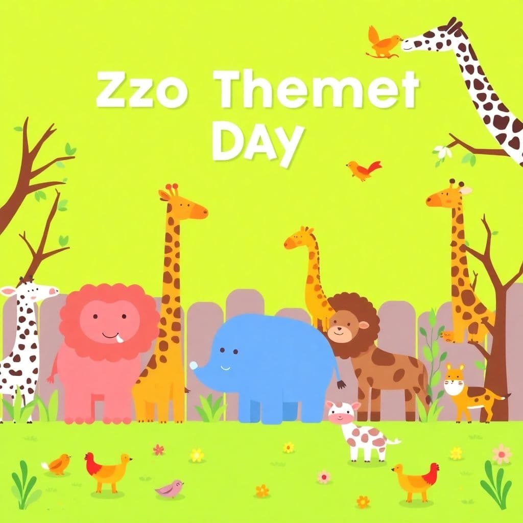 Zoo Day: Zoo animals theme day
