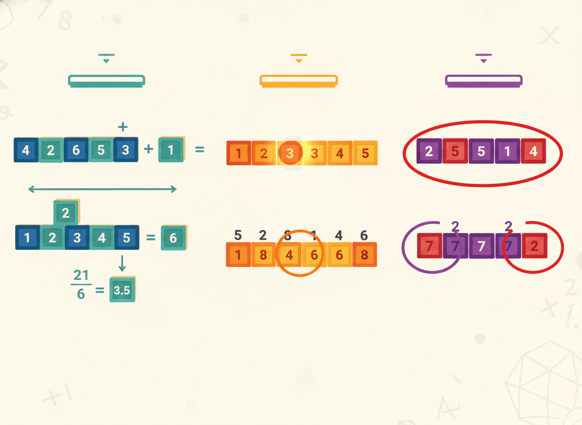 Mean, Median, and Mode in the classroom