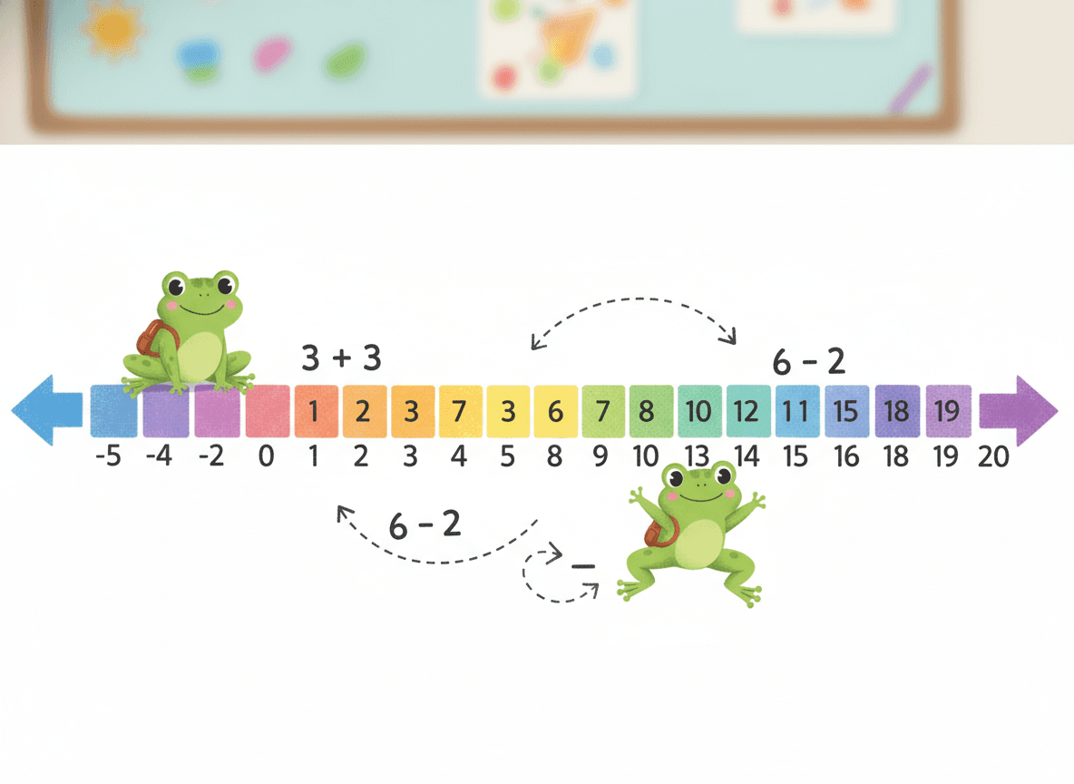 Number Line in the classroom