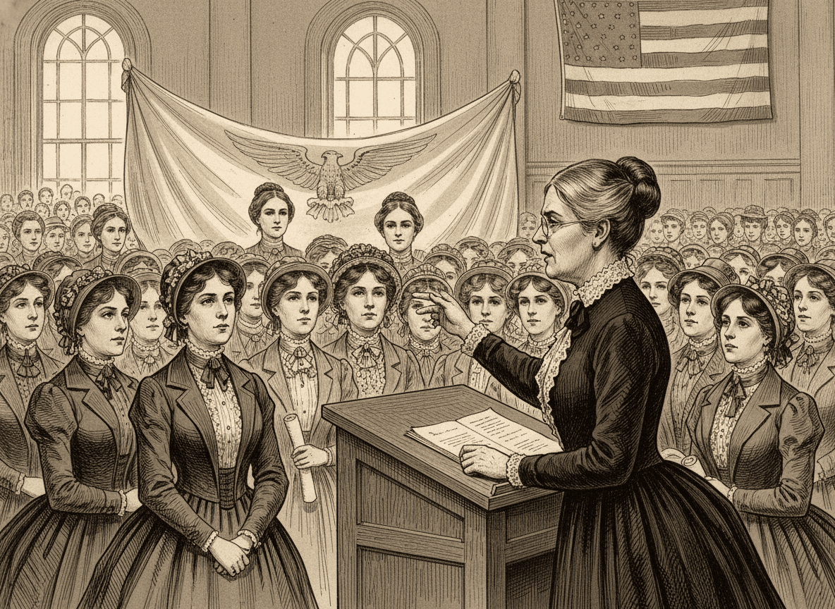 Susan B. Anthony in the classroom