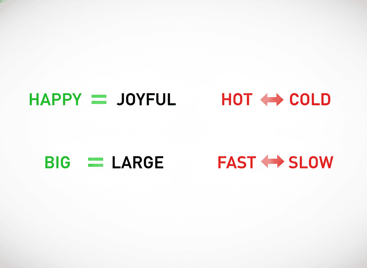 Synonyms and Antonyms in the classroom