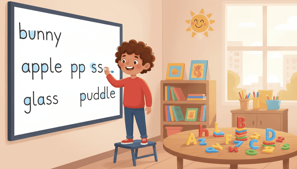Double Consonant Words: Rules and Practice for Young Readers