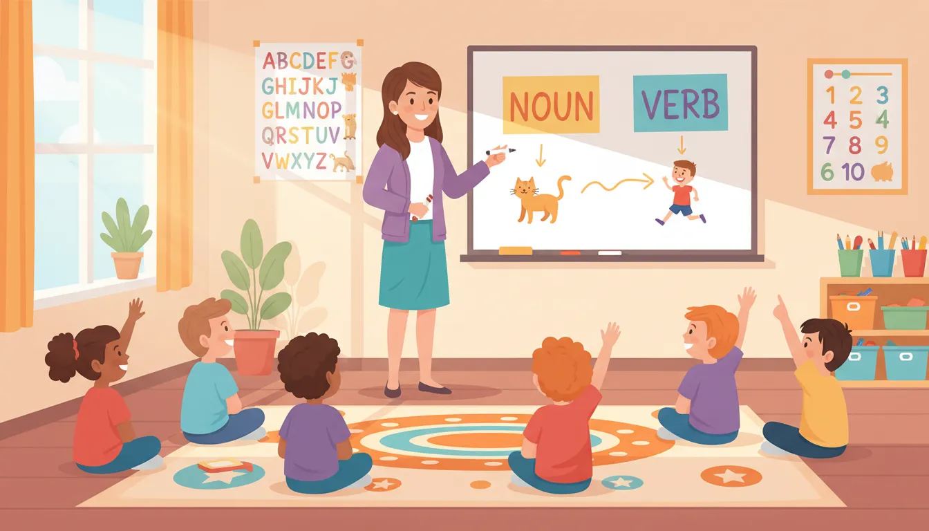 How to Teach Grammar to Kindergartners: Skills, Activities, and What Actually Works