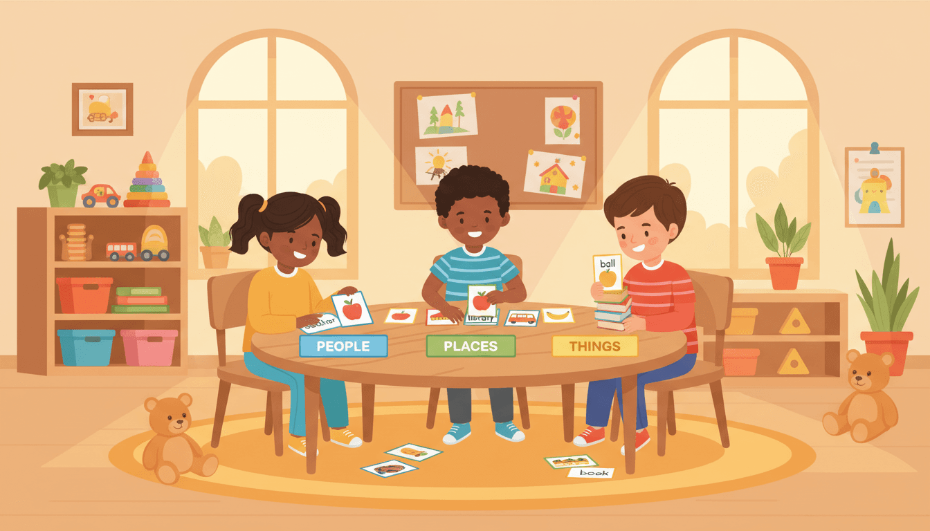 How to Teach Nouns to Kindergartners