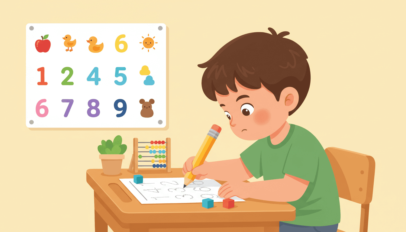 How to Teach Number Formation to Kindergartners
