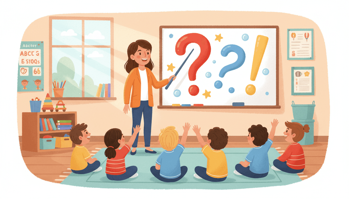 How to Teach Punctuation to Kindergartners