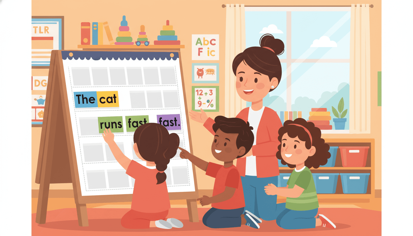 How to Teach Sentences to Kindergartners: Activities, Tips, and What Actually Works