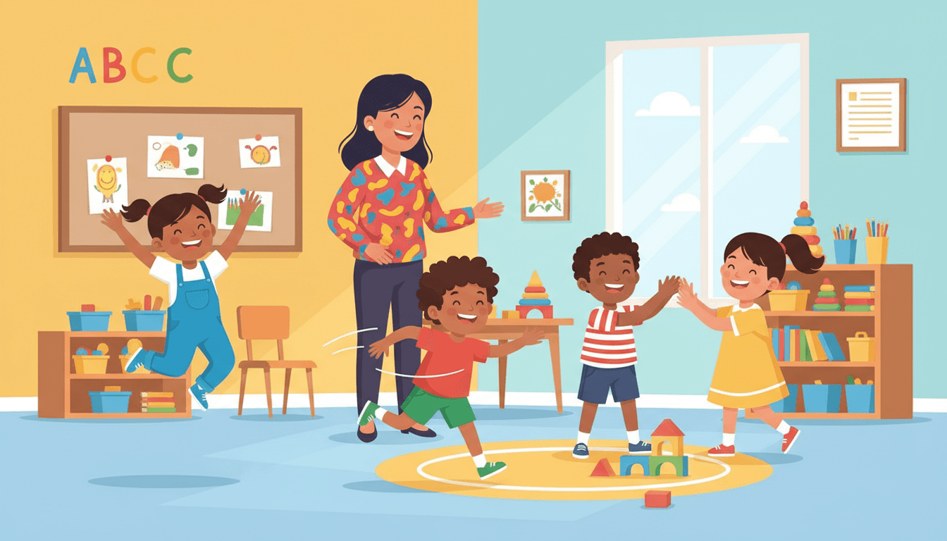 How to Teach Verbs to Kindergartners