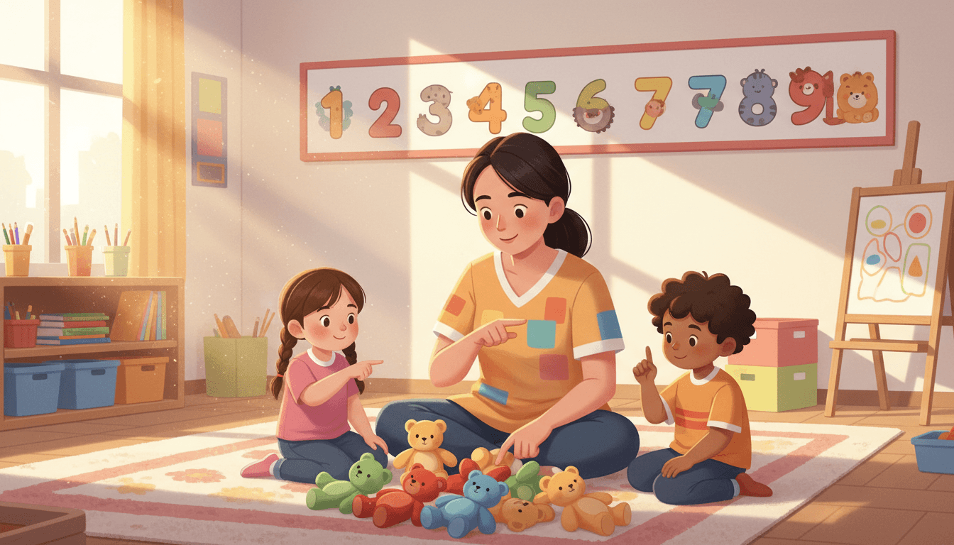 How to Teach One-to-One Correspondence to Preschoolers and Kindergartners