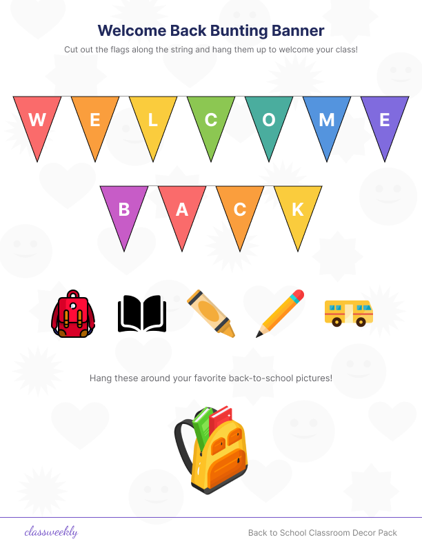 Back to School Decor Pack - Page 2
