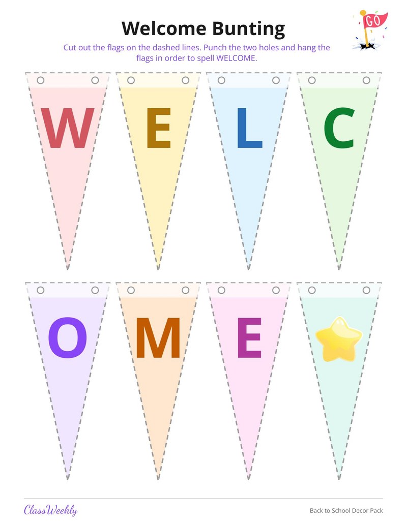 Back to School Classroom Decor Pack