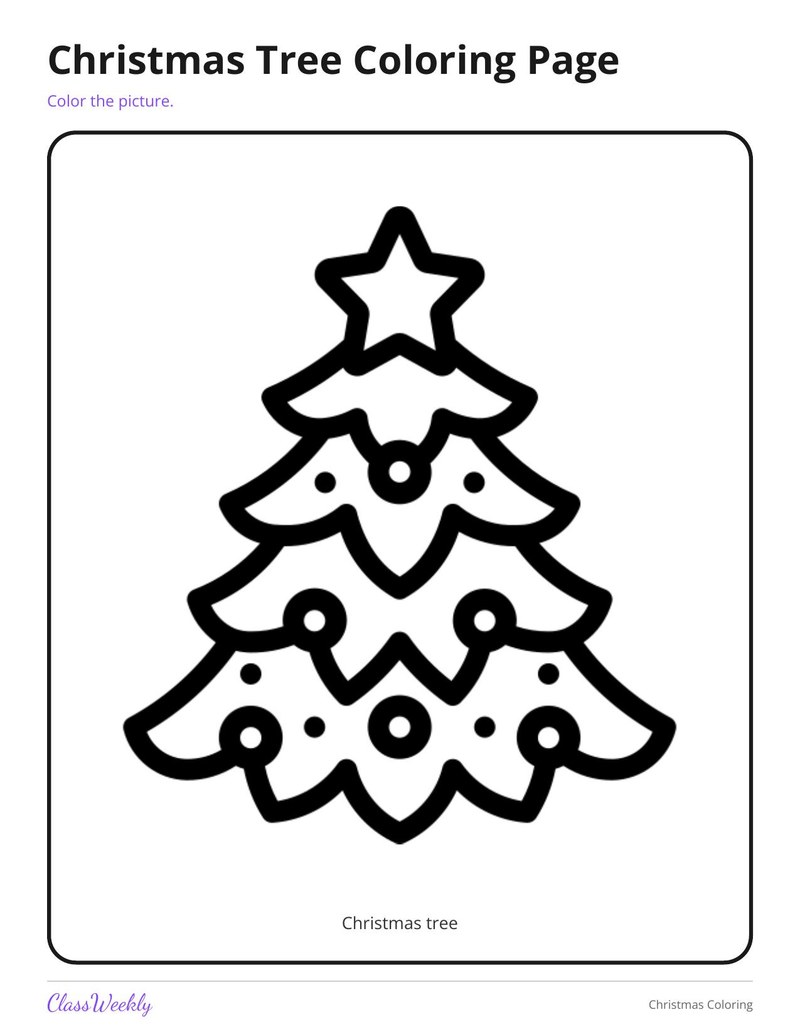 Christmas Coloring Sheets